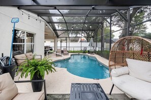 Floor plan - Private King BR + Pool Access Near Disney (Clermont)