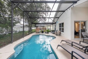 Floor plan - Private King BR + Pool Access Near Disney (Clermont)