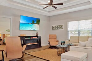 Casa, várias camas (Turtle Bay) | Área de estar