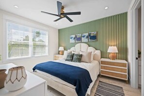 4 bedrooms, iron/ironing board, free WiFi, bed sheets