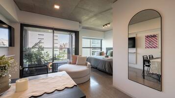 Estúdio standard | Cofres nos quartos, Wi-Fi de cortesia, roupa de cama