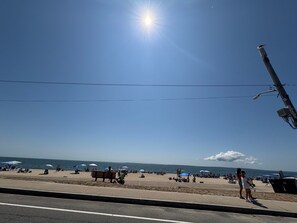 Beach nearby, beach towels