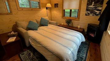 1 makuuhuone, työpöytä, Wi-Fi, vuodevaatteet