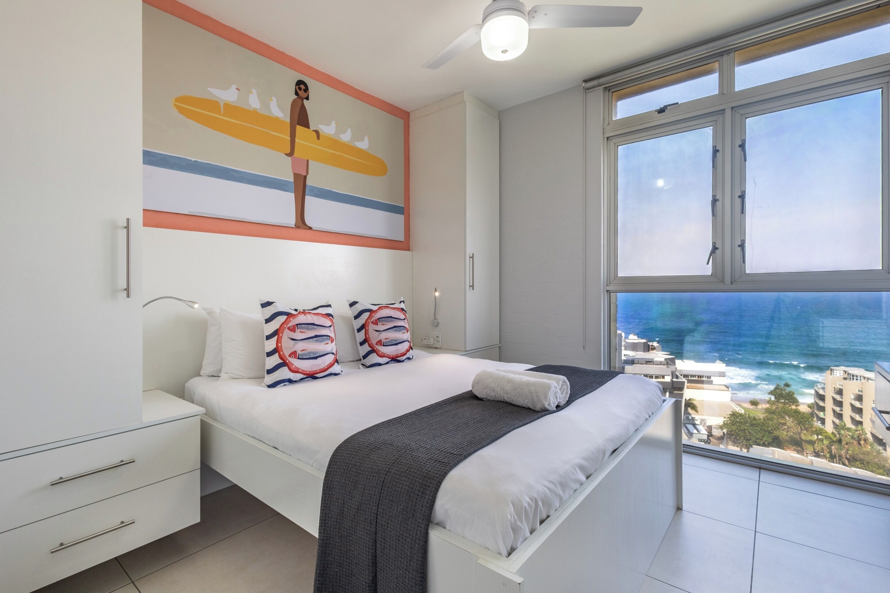 2 bedrooms, in-room safe, iron/ironing board, WiFi