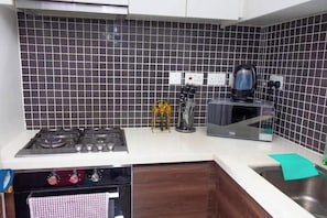 Microwave, oven, stovetop