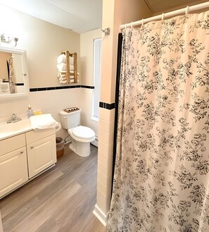 Shower, hair dryer, towels, soap - Short Walk to the Pier & Steps From the Sand! (Old Orchard Beach)