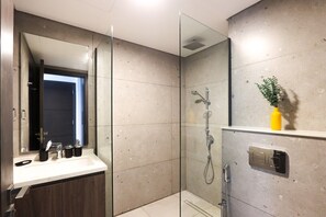 Hair dryer, towels