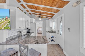 Fridge, microwave, oven, stovetop - Beautiful 3 Bedroom Canal Front Home Located On A Private Airstrip (Summerland Key)