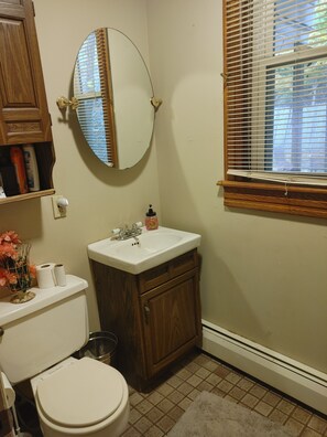 Hair dryer, towels, soap, toilet paper - Beautifully restored Victorian home (Pittston)