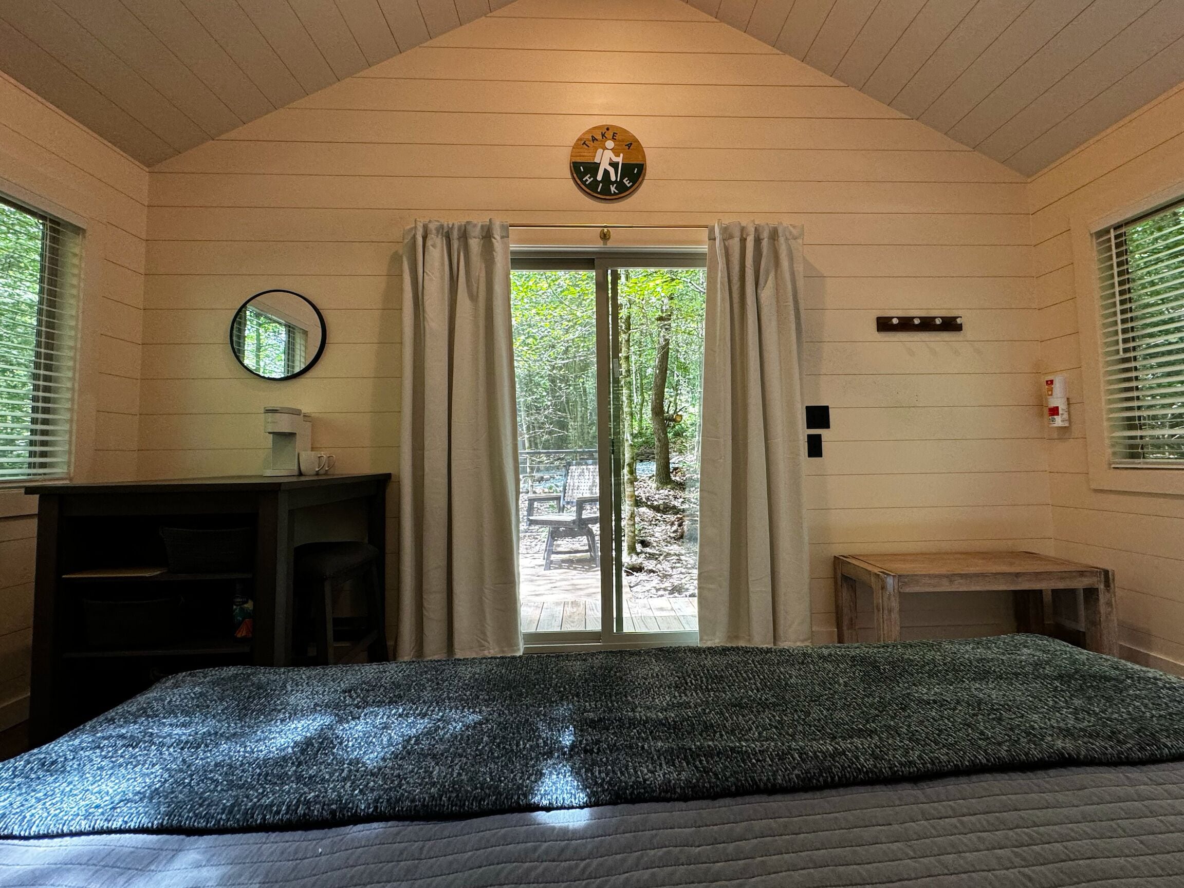 숙박 시설에서 보는 주변 전망