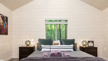 Kabin, pemandangan gunung | Wi-Fi gratis dan seprai linen