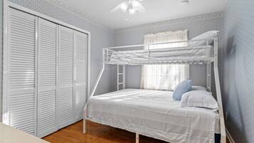 3 多间卧室、WiFi、床单