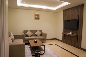 經濟公寓, 1 間臥室, 清潔服務, 城市景 | 客廳