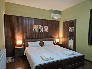 1 غرفة نوم وواي فاي وملاءات أسرّة