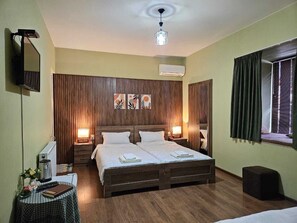 1 غرفة نوم وواي فاي وملاءات أسرّة