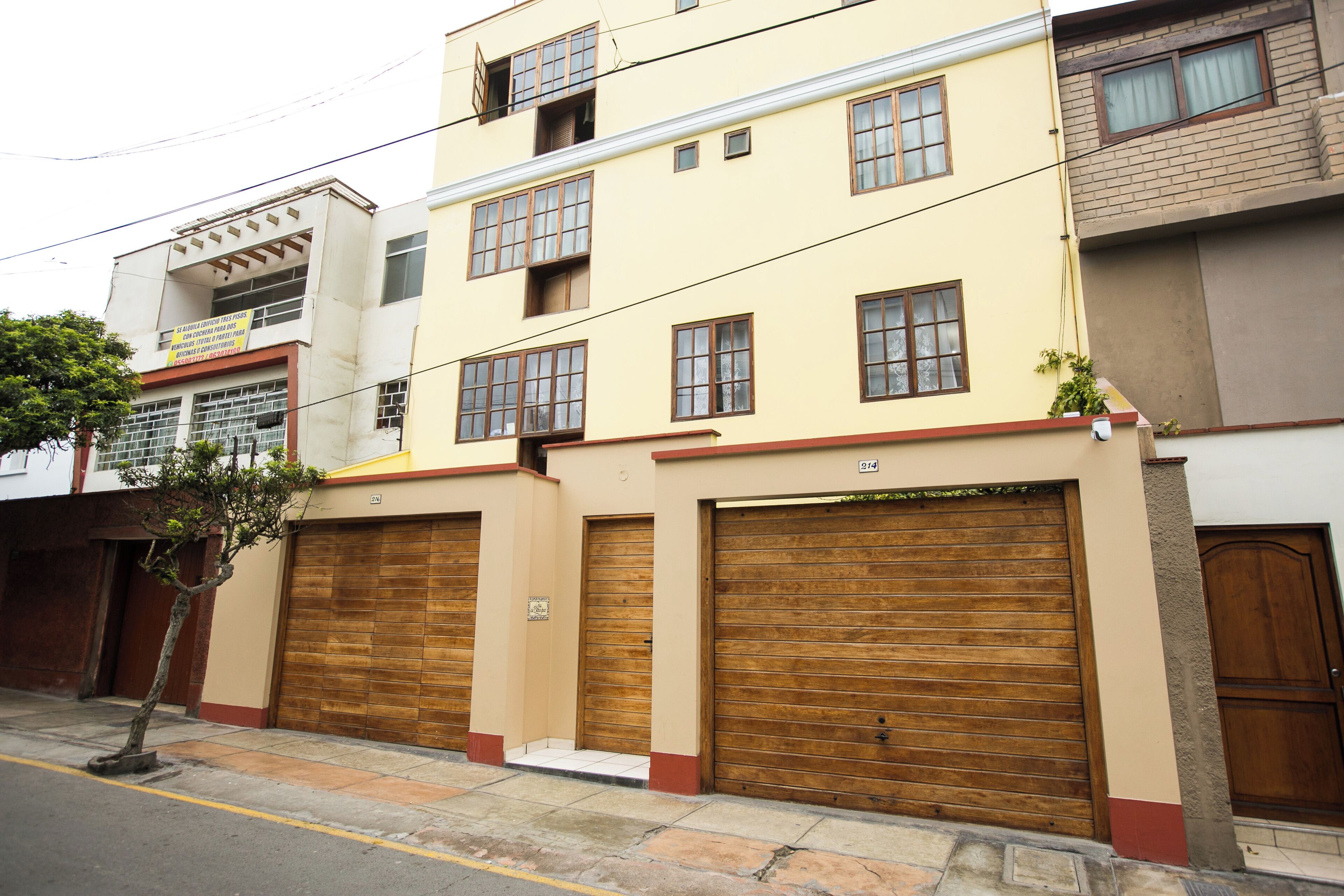 Facciata della struttura