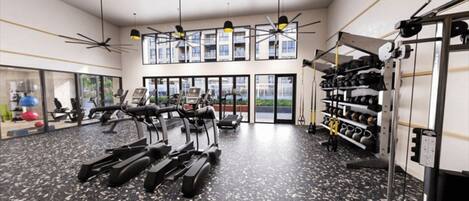 Fitnessbereich