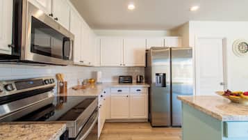 Luxury House, 4 Bedrooms, Private Pool, Pool View | Private kitchen | Coffee/tea maker, electric kettle, toaster, high chair