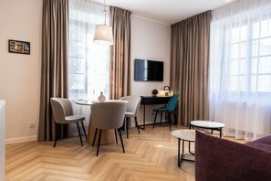 Appartement Supérieur, 1 chambre, vue ville | Salle de séjour