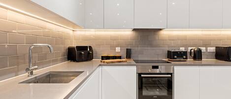 Microwave, oven, dishwasher