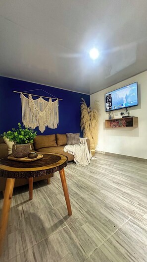 Cabin, Patio | Living area