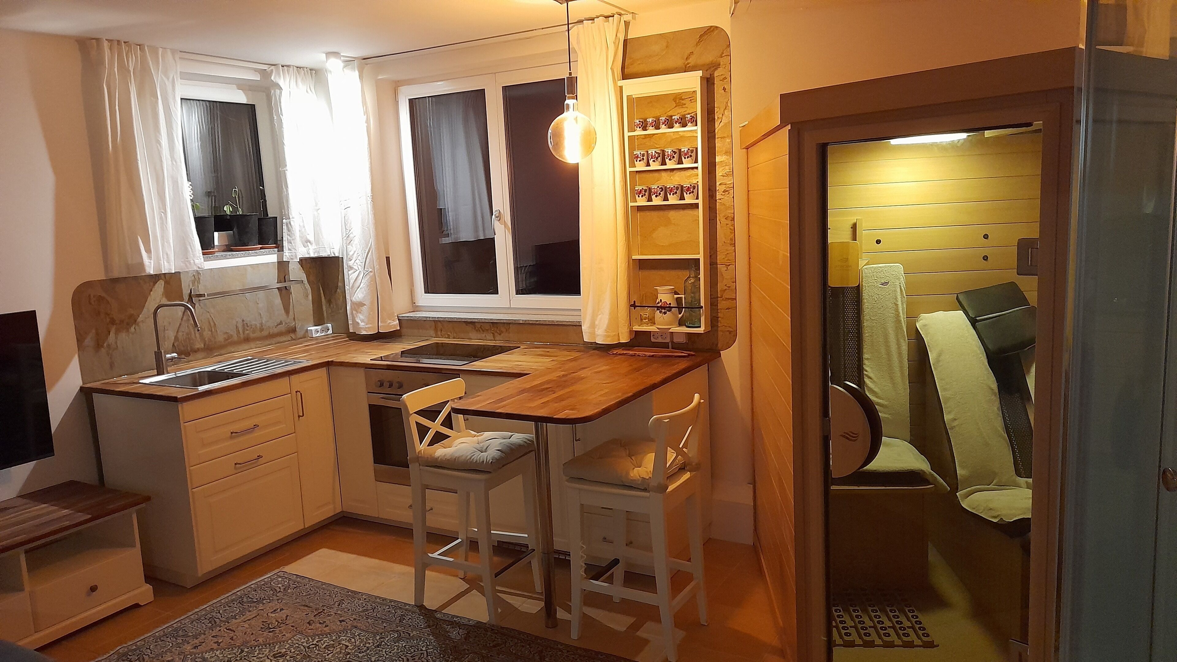 Kühlschrank, Ofen, Herdplatte, Geschirrspüler