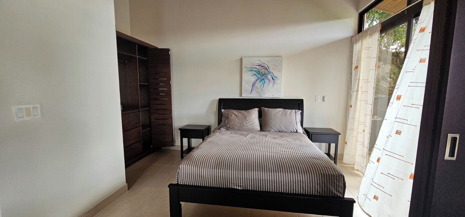 1 bedroom, internet, bed sheets