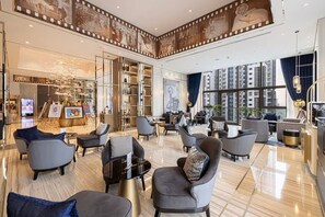 Lobby - 2-bedroom Condo in Dubai with Burj Khalifa & Ocean Views (Dubai)