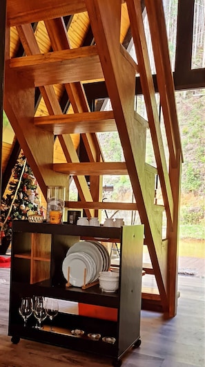 Double or Twin Room, Garden View | Living area
