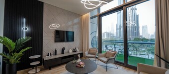 1-Bedroom Condo with Breathtaking Close Up Burj Khalifa Views & Infinity Pool