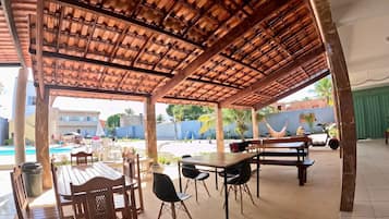 Opções para refeição ao ar livre