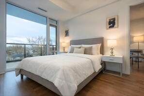 Executive Apartment, 2 Bedrooms, City View | Blackout drapes, iron/ironing board, free WiFi