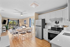 Fridge, microwave, oven, stovetop - 2-Bdrm Condo Meets Family Desires - Beachfront Resort - Full Amenities - C13 (Hilton Head Island)