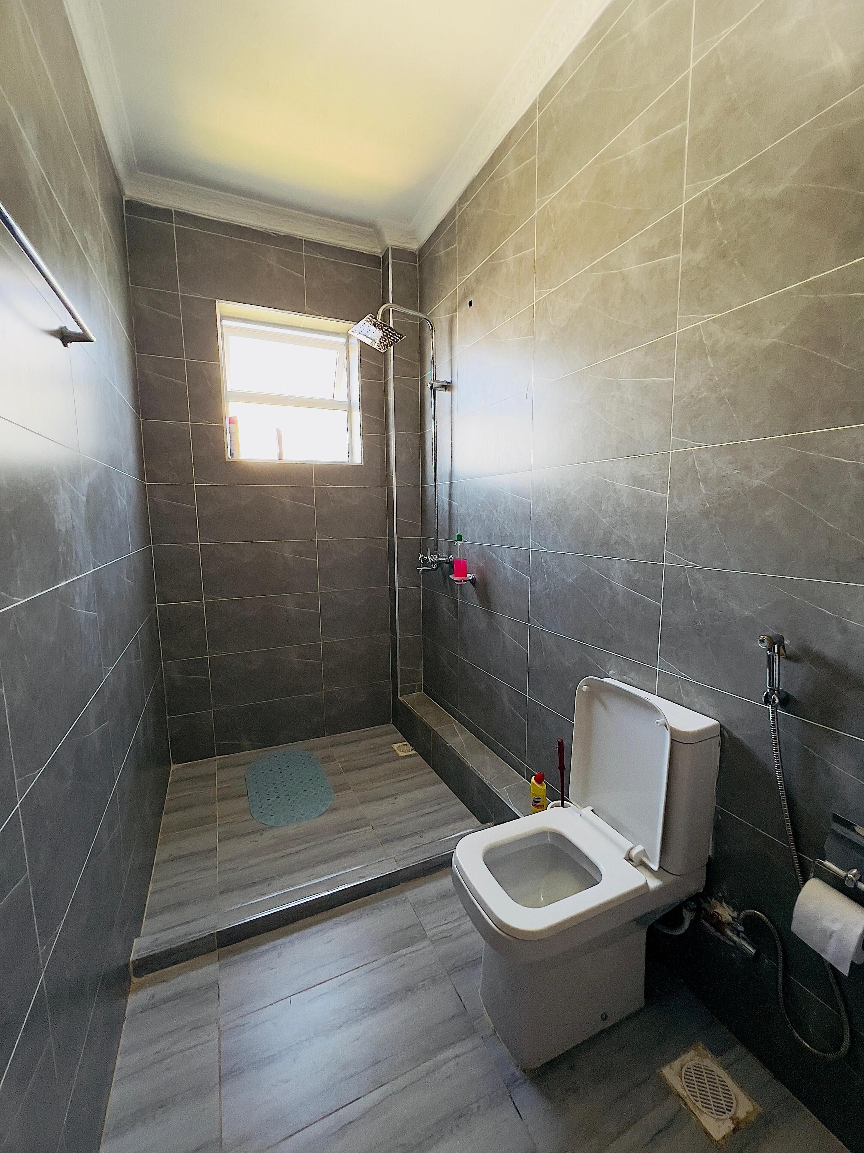 Towels, soap, toilet paper