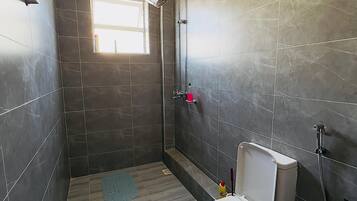 Towels, soap, toilet paper