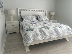 2 bedrooms, iron/ironing board, travel crib, free WiFi