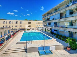 Pool - Apartment in the center of Platja d'Aro with pool and A/C (Platja d'Aro)