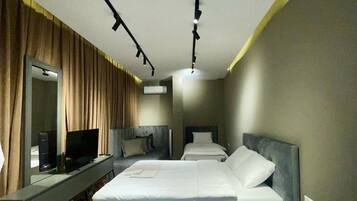 Trippelrum - utsikt mot staden | Gratis wi-fi