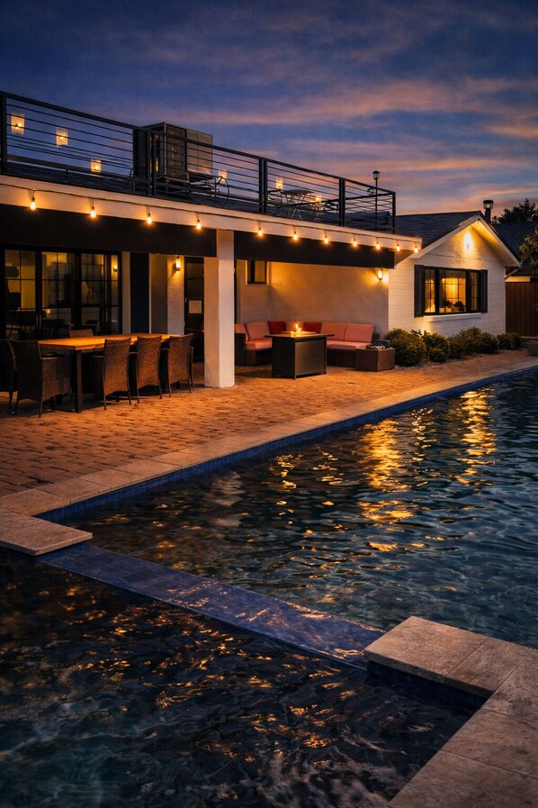 Außenpool, beheizter Pool