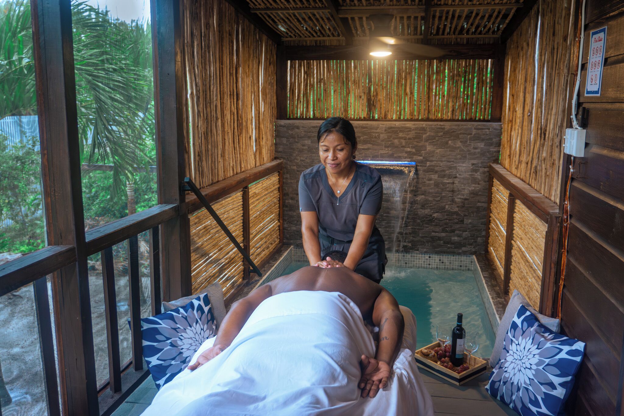 Massage in accommodation