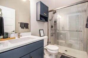 Shower, hair dryer