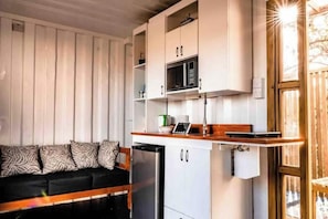 Interior - Unique Container Home with Open Air Bathroom (Gros Islet)