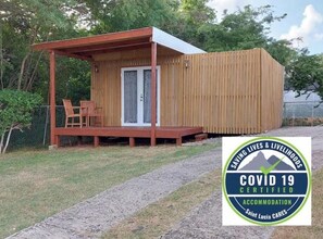 Property grounds - Unique Container Home with Open Air Bathroom (Gros Islet)