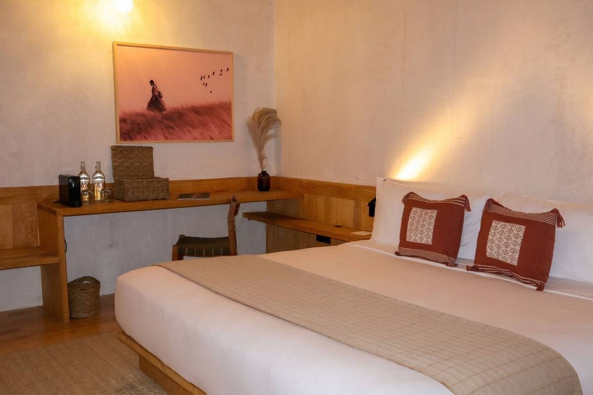 Deluxe kamer | Luxe beddengoed, donsdekens, Select Comfort-bedden, een minibar