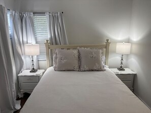 4 bedrooms, iron/ironing board, travel cot, WiFi