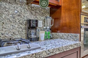 Studio, 1 King Bed, Pool Access (V399 108) | Private kitchen | Electric kettle - Studio in Romantic Zone - Rooftop Pool - King Bed (Puerto Vallarta)