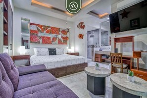 Monolocale, 1 letto king, accesso alla piscina (V399 108) | 1 camera, con stile personalizzato, con arredamento individuale