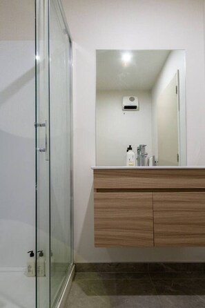 Hair dryer, towels