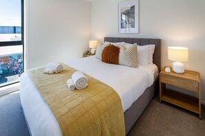 1 bedroom, iron/ironing board, travel crib, WiFi