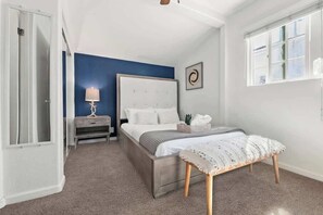 5 bedrooms, iron/ironing board, travel cot, WiFi